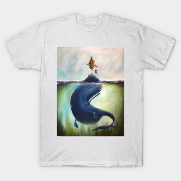 The attentive Whale T-Shirt by LadyKikki